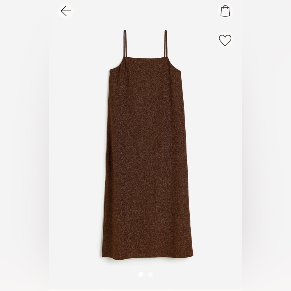 Small brown sparkly H&M dress.